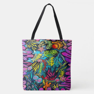 Bolso De Tela 259 - Tote de la vida marina