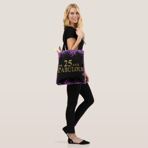 Bolso De Tela 25 cumpleaños