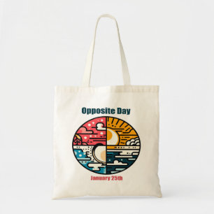 Bolso De Tela 25 de enero - Día opuesto