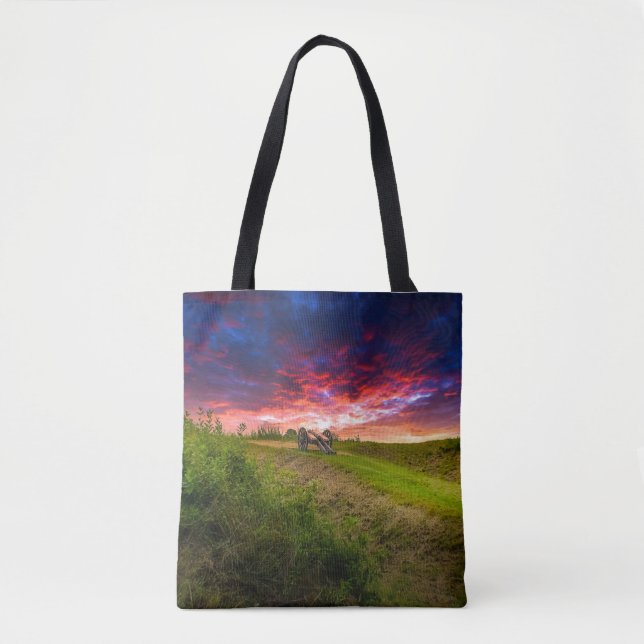 Bolso De Tela 2815-Desert Landscape at Sunset (Anverso)