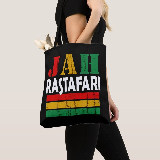 Bolso De Tela 29 Jah Rastafari (Detalle)