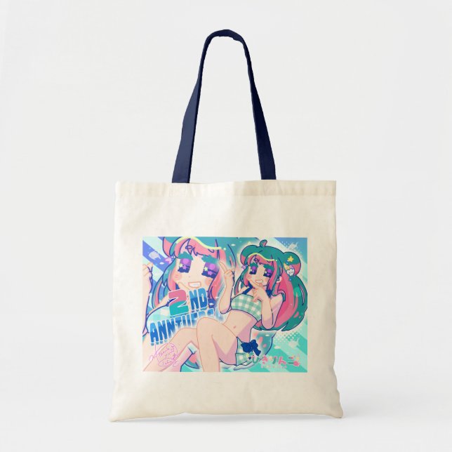 Bolso De Tela 2.º aniversario de Hikiringo — Summer Neto chan (Frente)