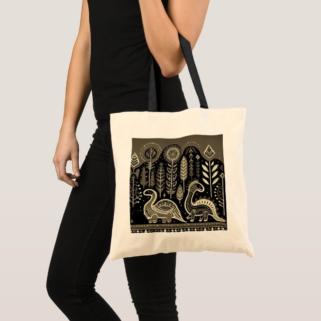 Bolso De Tela 2 comensales con bosque oscuro (Anverso (producto))