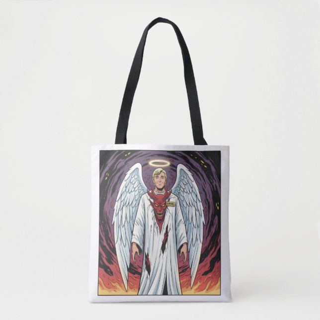 Bolso De Tela 2 Corintios 11:14 (Anverso)