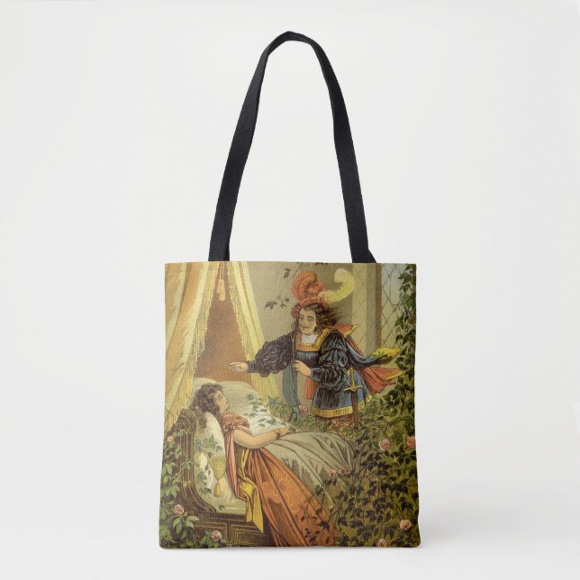 Bolso De Tela 2 diseños de cuentos de hadas victorianos de época (Anverso)