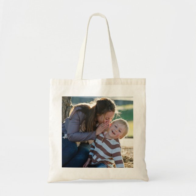 Bolso De Tela 2 Foto Personalizado  (Frente)