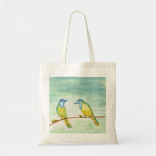 Bolso De Tela 2 pájaros