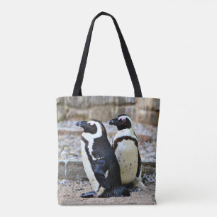 Bolso De Tela 2 pingüinos