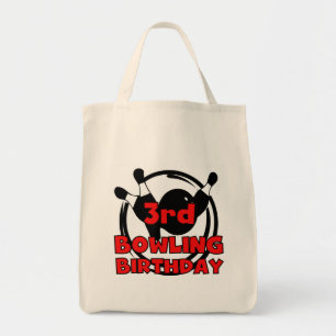 Bolso De Tela 3.ª bolera camisetas de cumpleaños y regalos