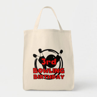 Bolso De Tela 3.ª bolera camisetas de cumpleaños y regalos