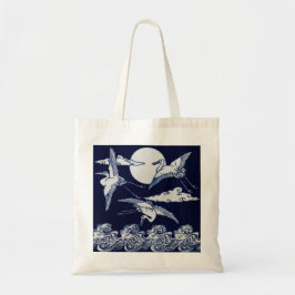 Bolso De Tela 3 grullas