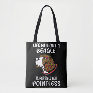 Bolso De Tela 3 Vida Sin Un Beagle