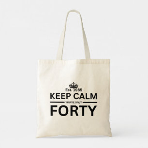 Bolso De Tela 40.º cumpleaños