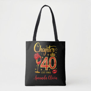 Bolso De Tela 40 Aniversario, capítulo 40 de las mujeres