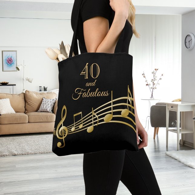 Bolso De Tela 40 fabulosas notas de oro negro (Subido por el creador)
