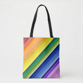 Bolso De Tela 42 Rayos Espectro Arcoiris