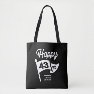 Bolso De Tela 43 años - regalo gracioso de cumpleaños 43