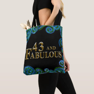 Bolso De Tela 43 cumpleaños