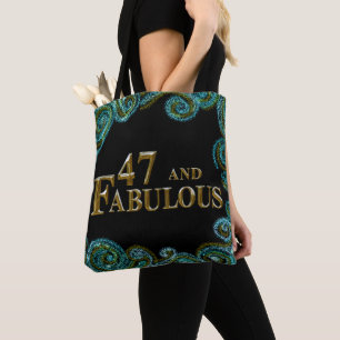 Bolso De Tela 47 cumpleaños
