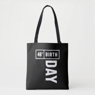 Bolso De Tela 48 años - regalo gracioso de cumpleaños 48