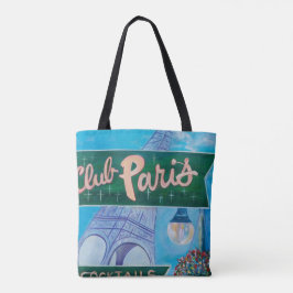 Bolso De Tela 4.ª Ave. Marquee & Club Icono de París Tote Bag