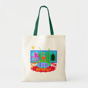 Bolso De Tela 4.ª Aventura Submarina Camisas de Cumpleaños