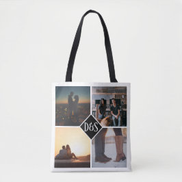 Bolso De Tela 4 Collage personalizado monogramado