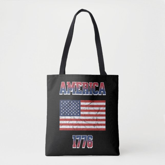 Bolso De Tela 4 de julio (Anverso)