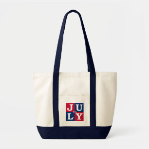 Bolso De Tela 4 de julio