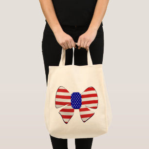 Bolso De Tela 4 de julio Aparato Estados Unidos Bandera Bandera