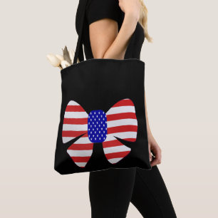 Bolso De Tela 4 de julio Aparato Estados Unidos Bandera Bandera