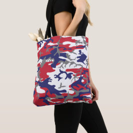 Bolso De Tela 4 de julio, Día de la Independencia, Gris Camuflaj