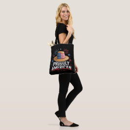 Bolso De Tela 4 de julio Patriótico - Orgulloso Norteamericano