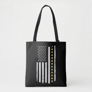 Bolso De Tela 4 de julio Regalos patrióticos de banderas de pelo