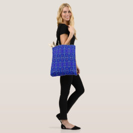 Bolso De Tela 4 Paisley 2 en tonos azules