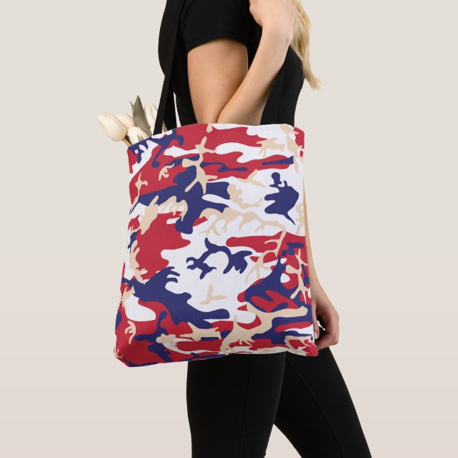 Bolso De Tela 4th of July, Independence day, Camouflage Beige (Detalle)