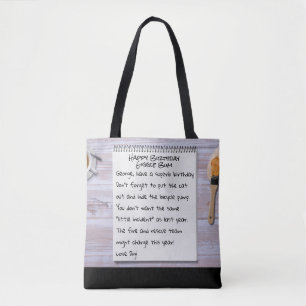Bolso De Tela 50.ª Idea De Regalo De Cumpleaños Para Una Amiga F