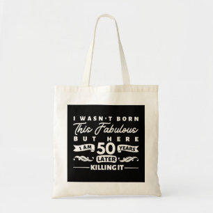 Bolso De Tela 50.º cumpleaños