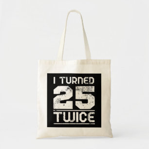 Bolso De Tela 50.º cumpleaños gracioso