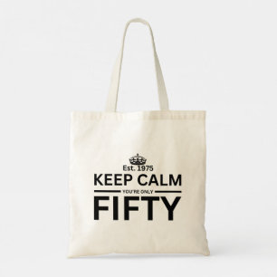 Bolso De Tela 50.º cumpleaños Tote Bag