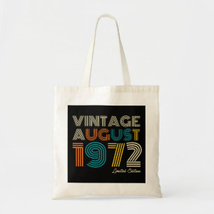 Bolso De Tela 50.º cumpleaños Vintage edición limitada de agosto