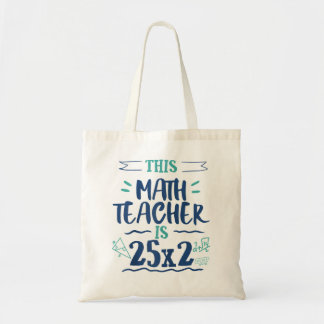 Bolso De Tela 50.º Nacimiento Funny Math Math Gag Gift Professo