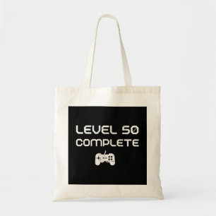 Bolso De Tela 50 cumpleaños/50 aniversario nivel 50 completado