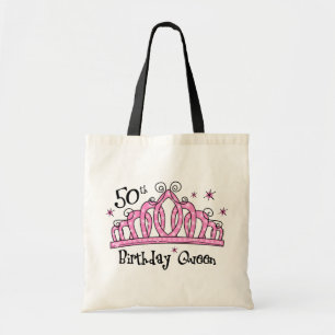 Bolso De Tela 50.o LT de la reina del cumpleaños de la tiara
