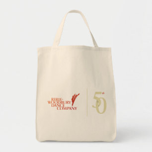 Bolso De Tela 50.o Tote del ultramarinos del aniversario