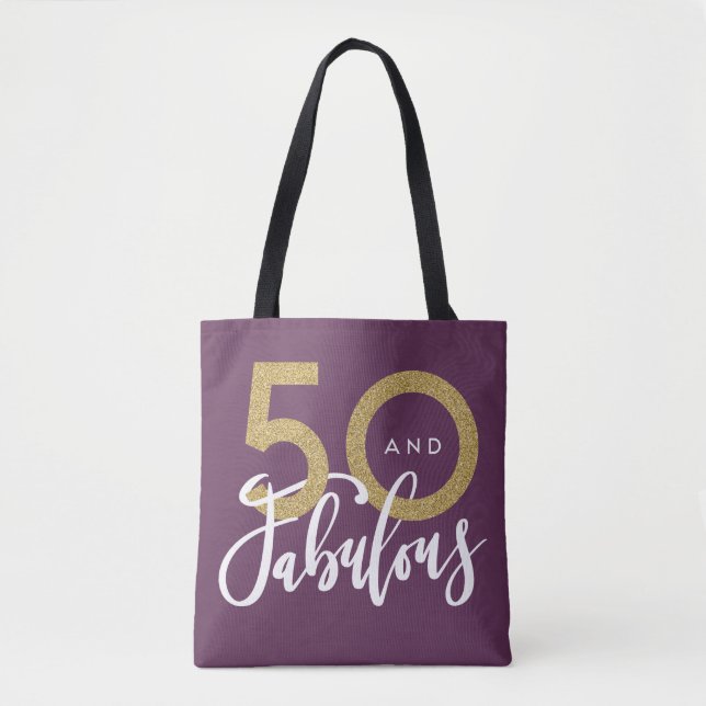 Bolso De Tela 50 y fabuloso (Anverso)