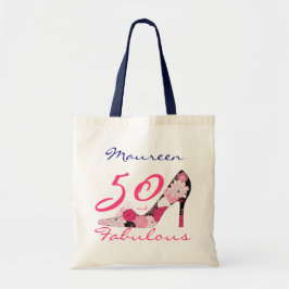 Bolso De Tela 50 y fabuloso cumpleaños número 50