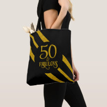 50 y fabuloso negro y dorado