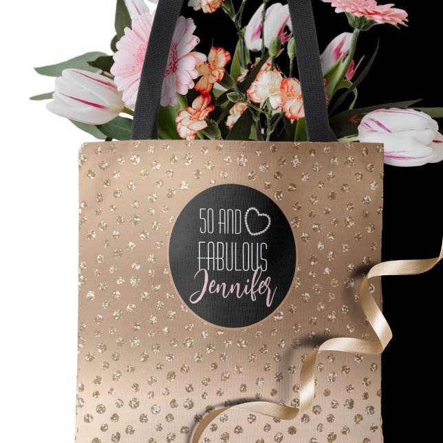 Bolso De Tela 50 y Fabulous Gold Purpurina Sparkle Girly 50 (Subido por el creador)