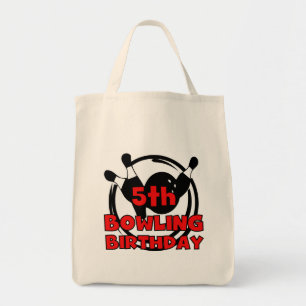 Bolso De Tela 5.ª bolera camisetas y regalos de cumpleaños